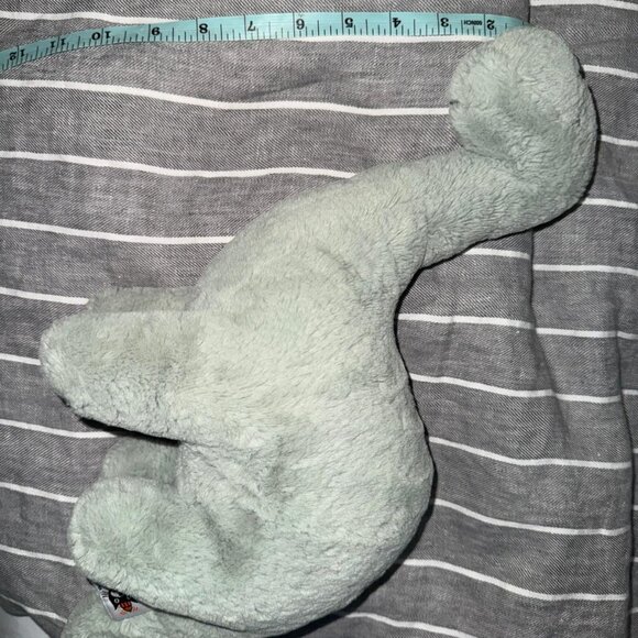 Jellycat retired Fossilly Brontosaurus Dinosaur Dino Green Plush Stuffed Animal - Picture 2 of 7